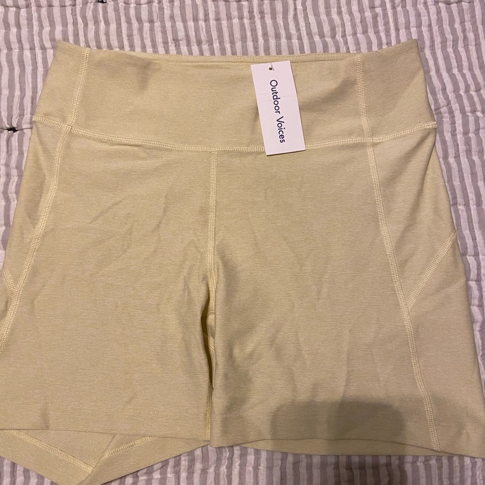 NWT Dandelion 5” OV Biker Shorts